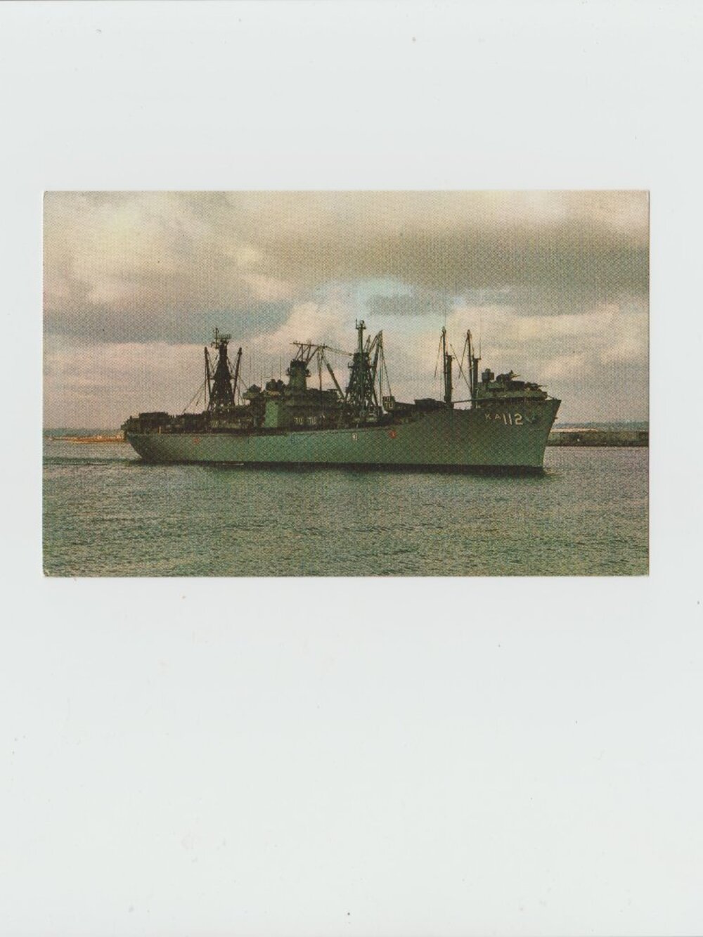 U.S.S. Tulare ( AKA - 112 ) Postcard